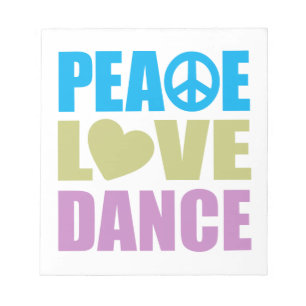 Bloc De Notas Danza del amor de la paz