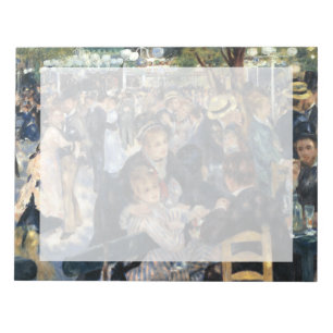 Bloc De Notas Danza en Le Moulin de la Galette por Renoir