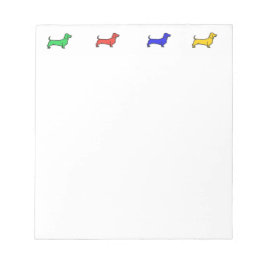 Bloc De Notas Dapper Dachshund Notepad