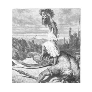 Bloc De Notas David Slay Goliath De Gustave Dore 1886