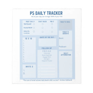 Bloc de notas de 40 páginas (5.5" x 6")