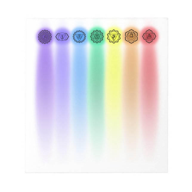 bloc de notas de 7 chakras (Frente)