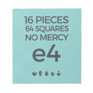 Bloc de notas de ajedrez: Sin piedad