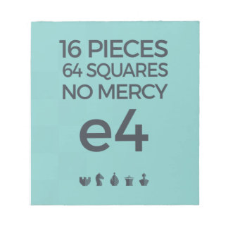 Bloc de notas de ajedrez: Sin piedad