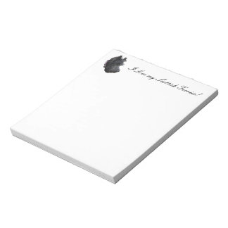 bloc de notas de 'Amo a mi Terrier Escocés'