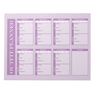 Bloc de notas de apertura del planificador de la s