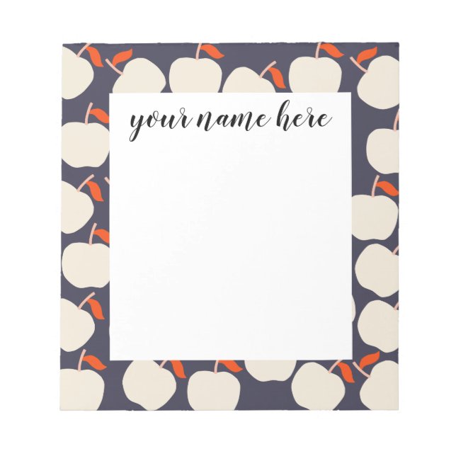 Bloc de notas de Apple personalizado (Frente)