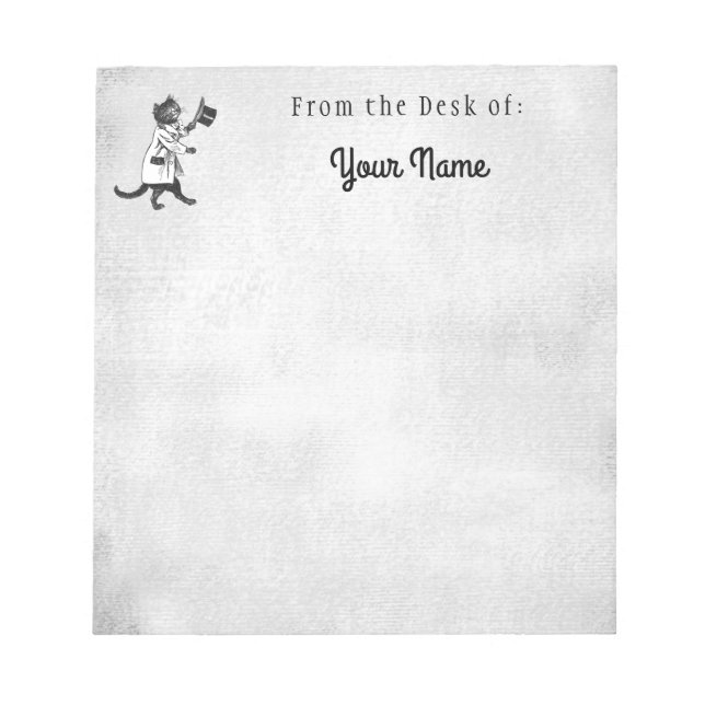 Bloc de notas de arte antiguo para gato Guay perso (Frente)