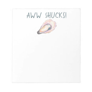 Bloc de notas de Aww Shucks