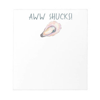 Bloc de notas de Aww Shucks