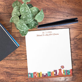 Bloc de notas de biblioteca para bibliotecas escol