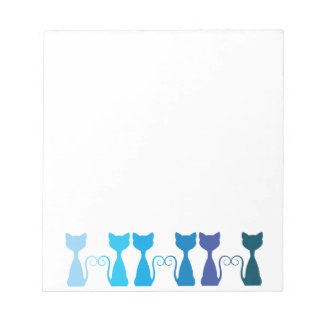 Bloc de notas de Blue Funky Kittens