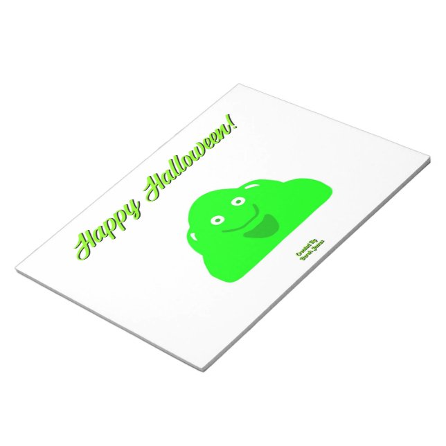 Bloc de notas de Bobs de Halloween (27,9 cm x 21,6 (Lado Derecho)