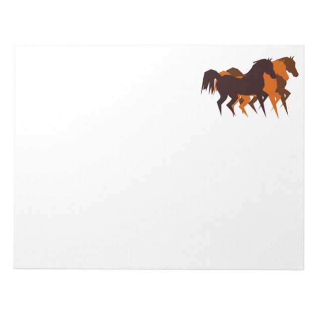 Bloc de notas de caballos (Frente)