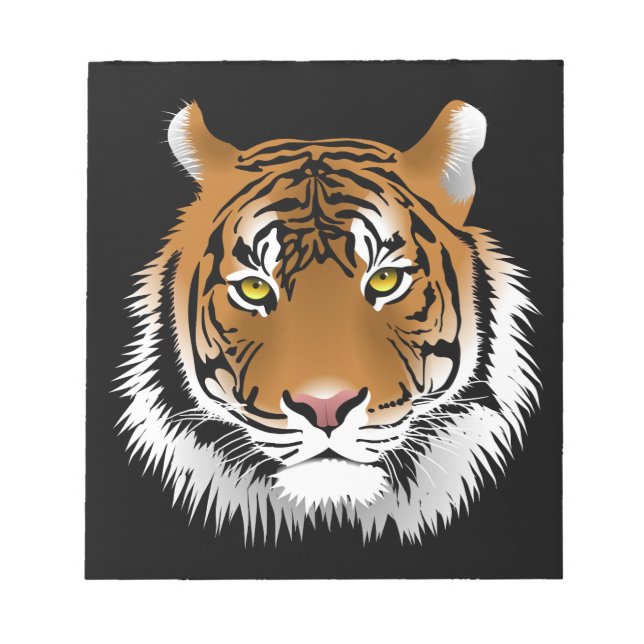 Bloc de notas de cara de tigre (Frente)
