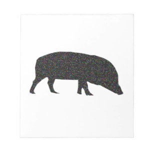 Bloc de notas de cerdo espumoso