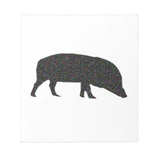 Bloc de notas de cerdo espumoso