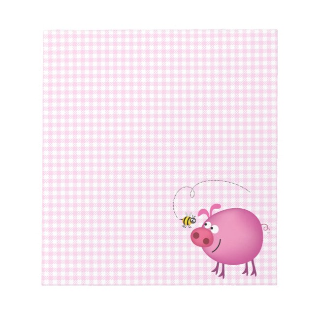 Bloc de notas de cerdo y abeja (Frente)