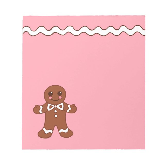 Bloc de notas de cocina de Gingerbread (Frente)