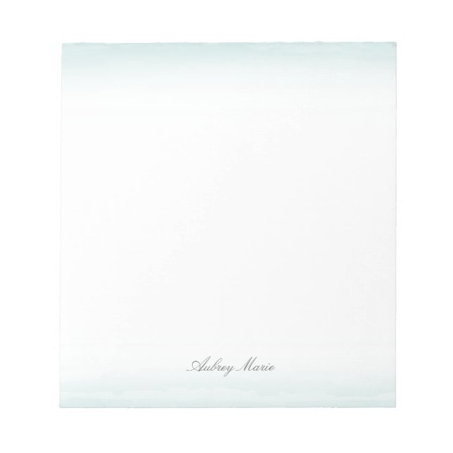 Bloc de notas de color azul (Frente)