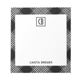 Bloc de notas de color negro