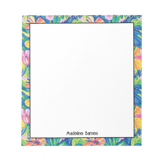 Bloc de notas de color Preppy (Frente)