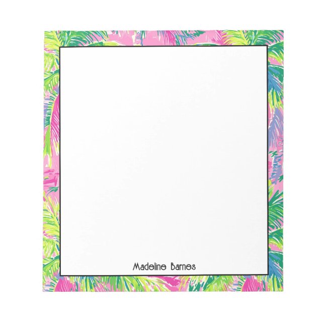 Bloc de notas de color Preppy (Frente)