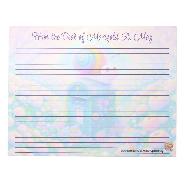 Bloc de notas de correo de caracol (Frente)