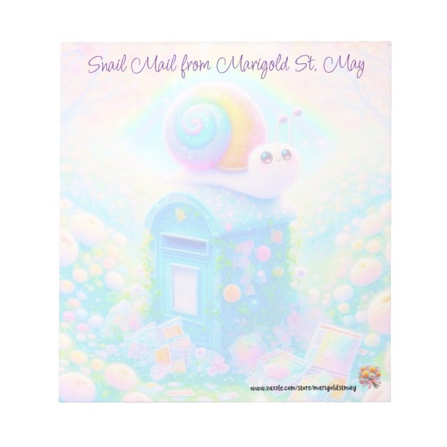 Bloc de notas de correo postal (Frente)