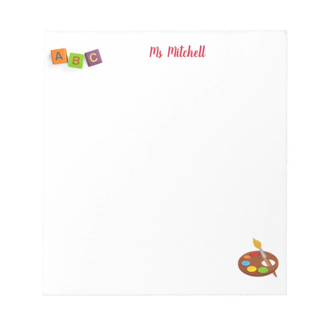 Bloc de notas de corte (Frente)