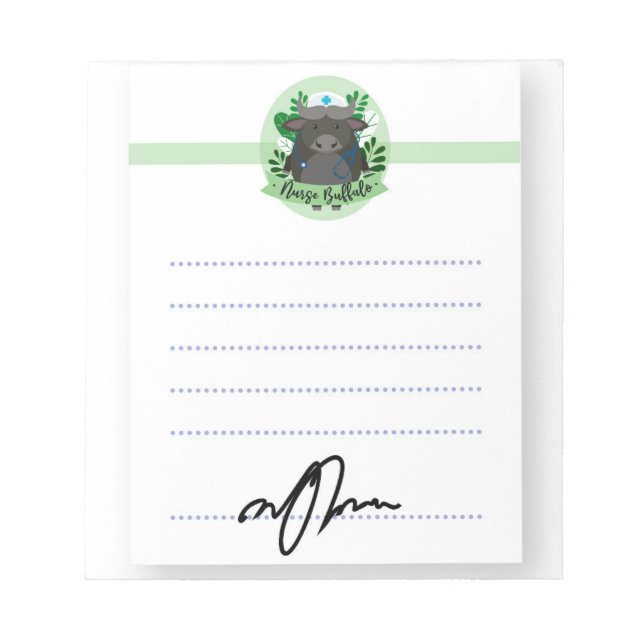 Bloc de notas de enfermería de IGGPPCamp (Frente)