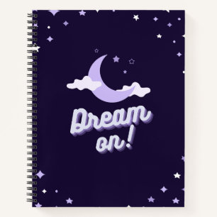 Bloc de notas de espiral de diario de sueño