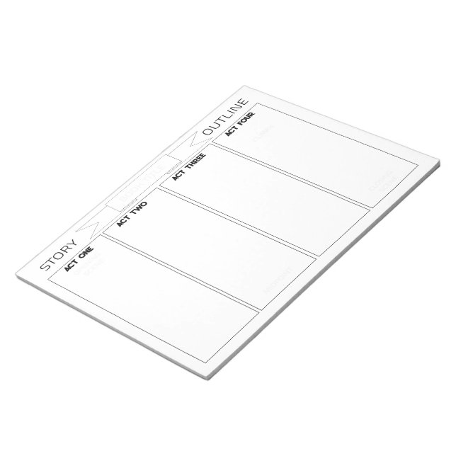 Bloc de notas de esquema de historia (Lado Derecho)