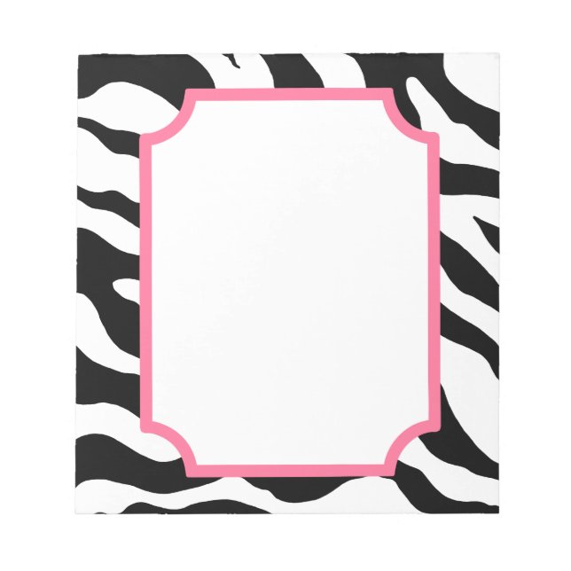 Bloc de notas de estampado animal (Frente)