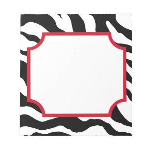 Bloc de notas de estampado animal