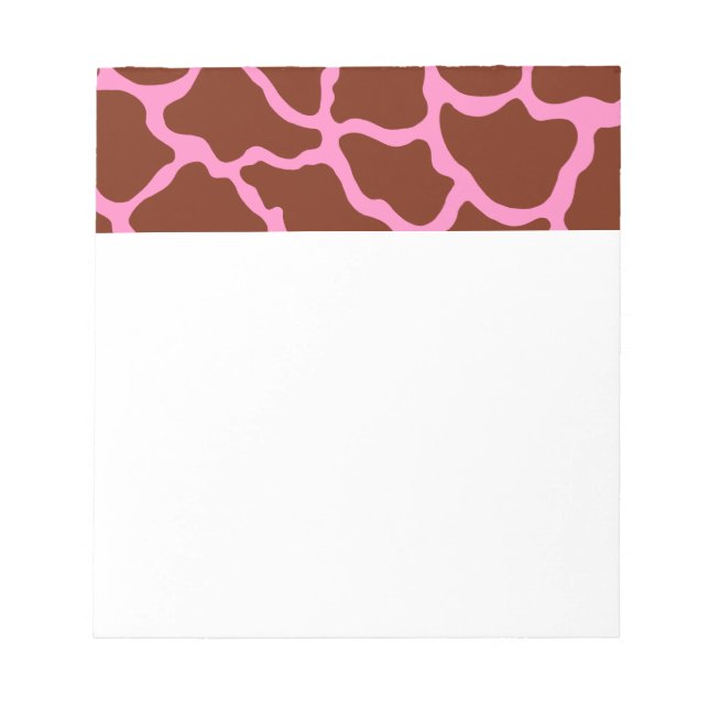 Bloc de notas de estampado animal (Frente)