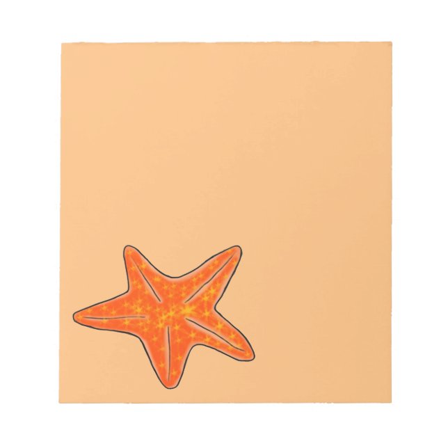Bloc de notas de estrella de mar (Frente)