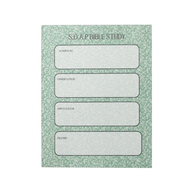 Bloc de notas de estudio de la Biblia SOAP (Lado Izquierdo)