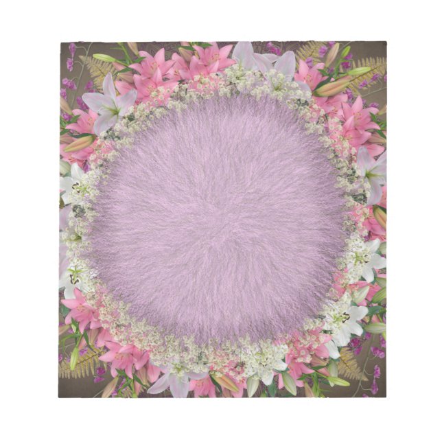 Bloc de notas de flores (Frente)