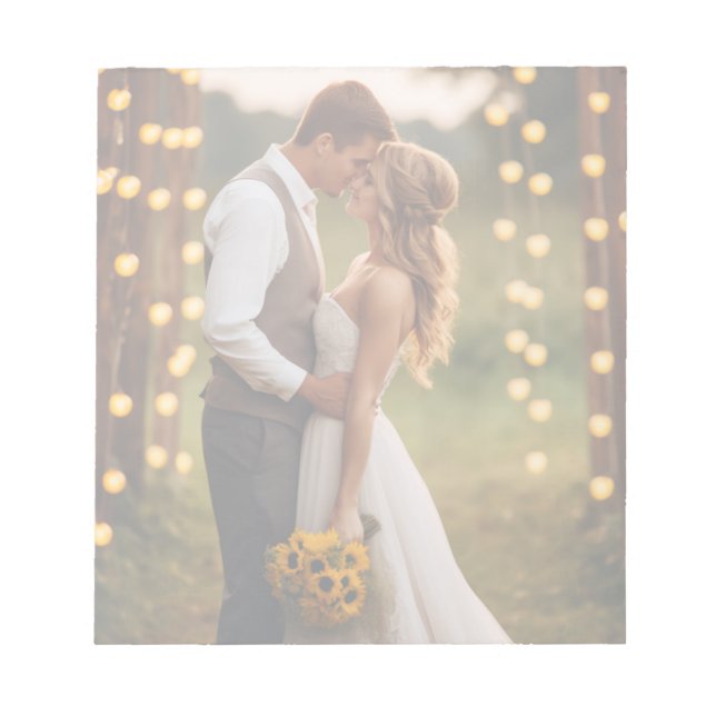 Bloc de notas de foto personalizada (Frente)