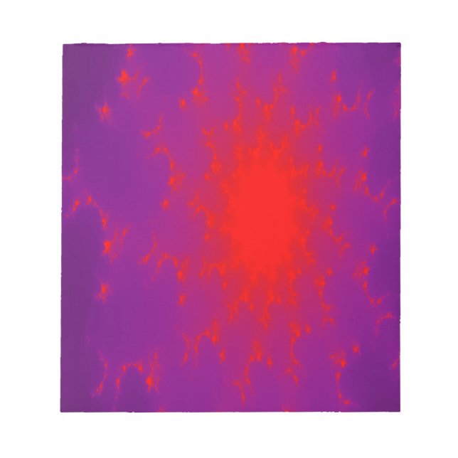 Bloc de notas de galaxia ardiente (Frente)