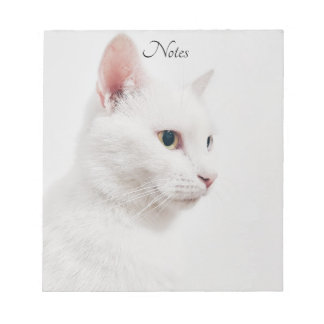 Bloc de notas de Gato Blanco Kitty