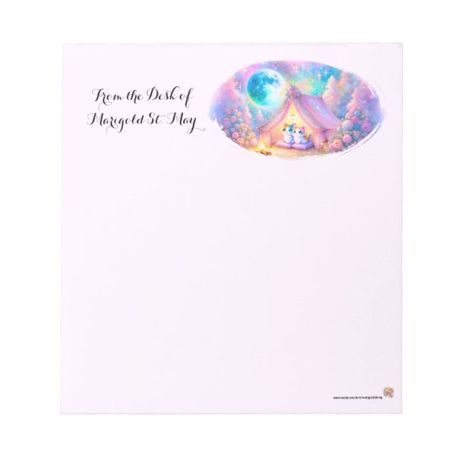 Bloc de notas de gatos de camping (Frente)