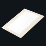 Bloc de notas de guión de marco de color cálido<br><div class="desc">Tápica de marco de melocotón cálido. Perfecto para escribir pequeños recordatorios. Gran regalo para mamá,  hija,  abuela,  profesional y más.</div>