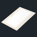 Bloc de notas de guión de marco de color cálido<br><div class="desc">Tápica de marco de melocotón cálido. Perfecto para escribir pequeños recordatorios. Gran regalo para mamá,  hija,  abuela,  profesional y más.</div>
