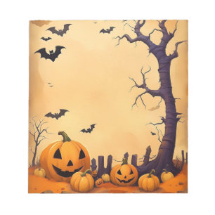 Bloc de notas de Halloween