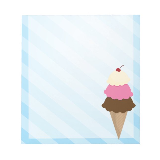 Bloc de notas de helado (Frente)