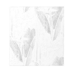 Bloc de notas de hoja moderna Papelería elegante