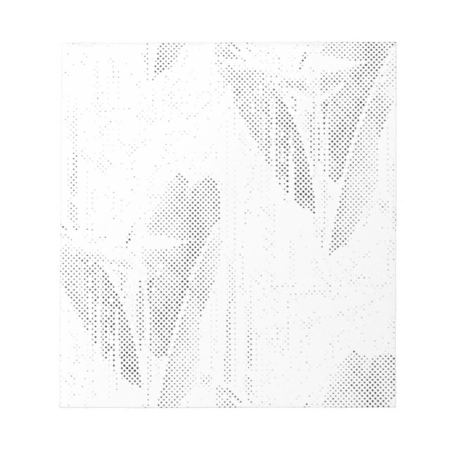 Bloc de notas de hoja moderna | Papelería elegante (Frente)
