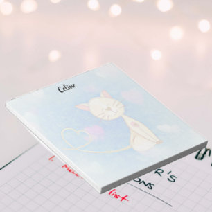 Bloc de notas de Ilustracion de felino